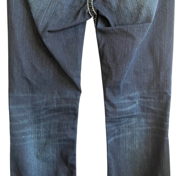 Silver Jeans Natsuki Flap Low Rise Bootcut Jeans 33 Dark Wash Contrast Stitch - Picture 10 of 16